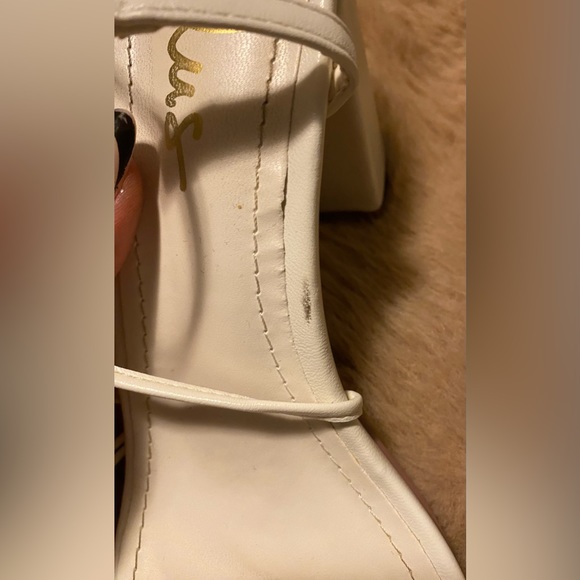 Lulus Xylia White Lace-Up Heels size 9 - Picture 5 of 11